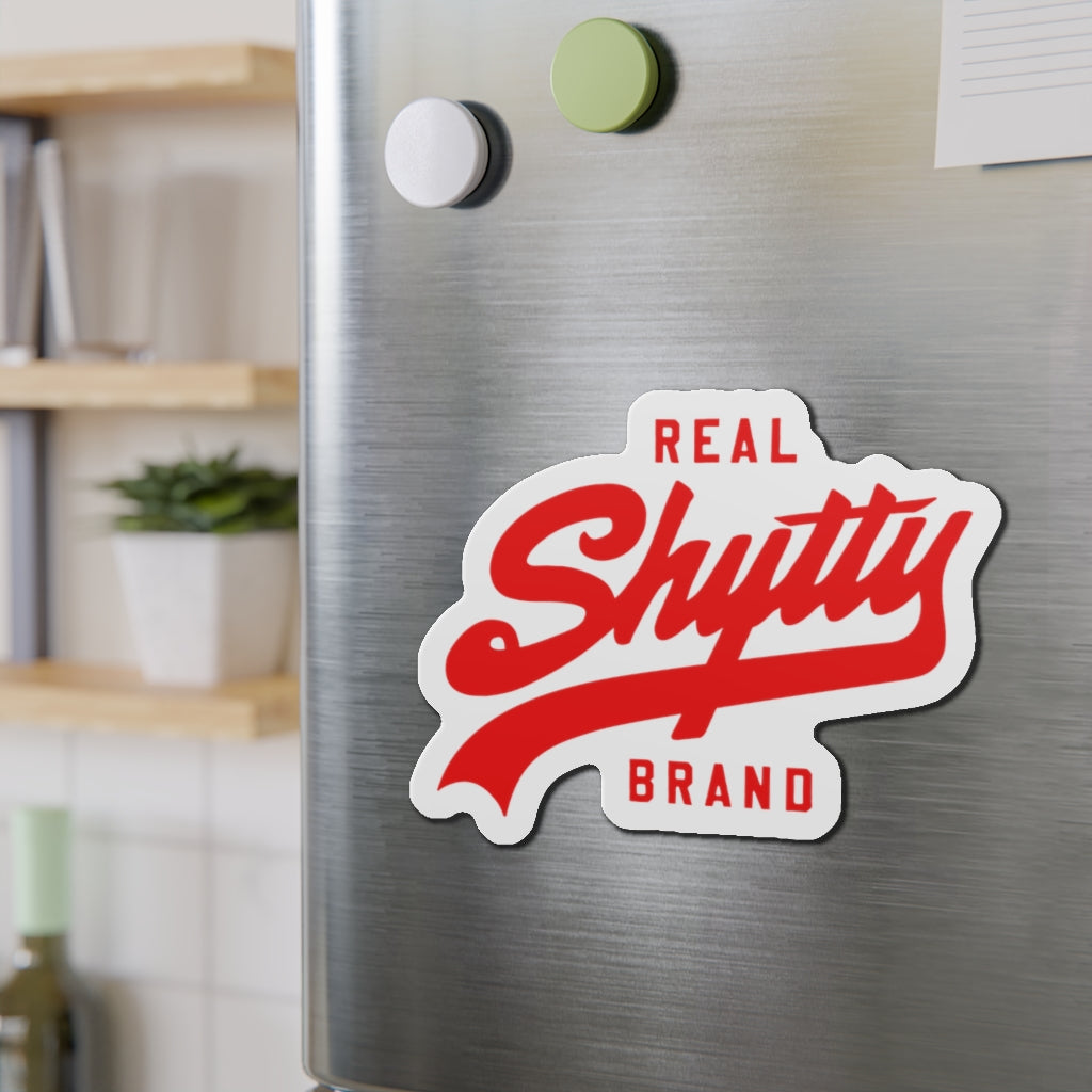 "Real Shytty" Kiss-Cut Magnets - Red Logo