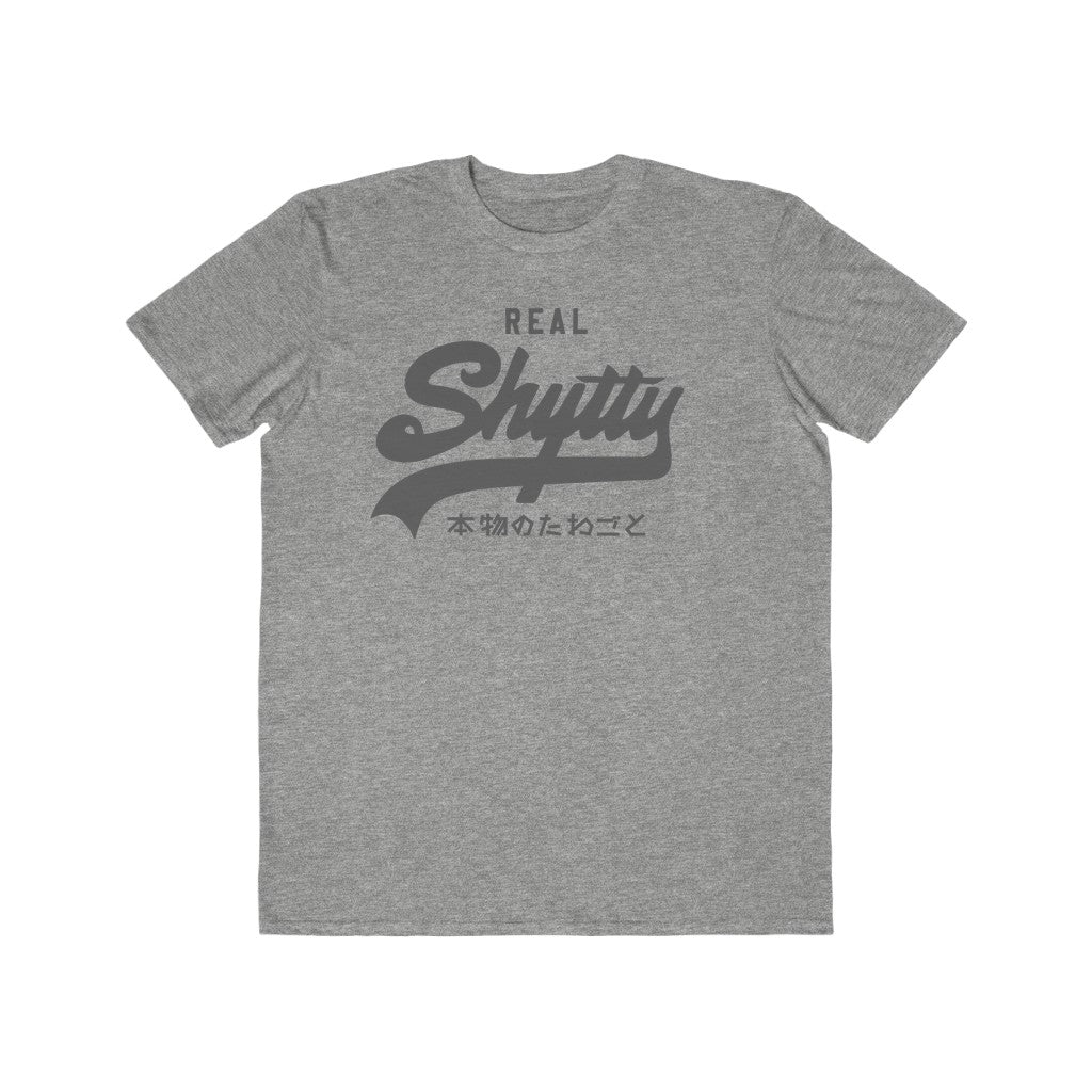 Real Shytty Men's Lightweight Fashion Tee (grey logo)