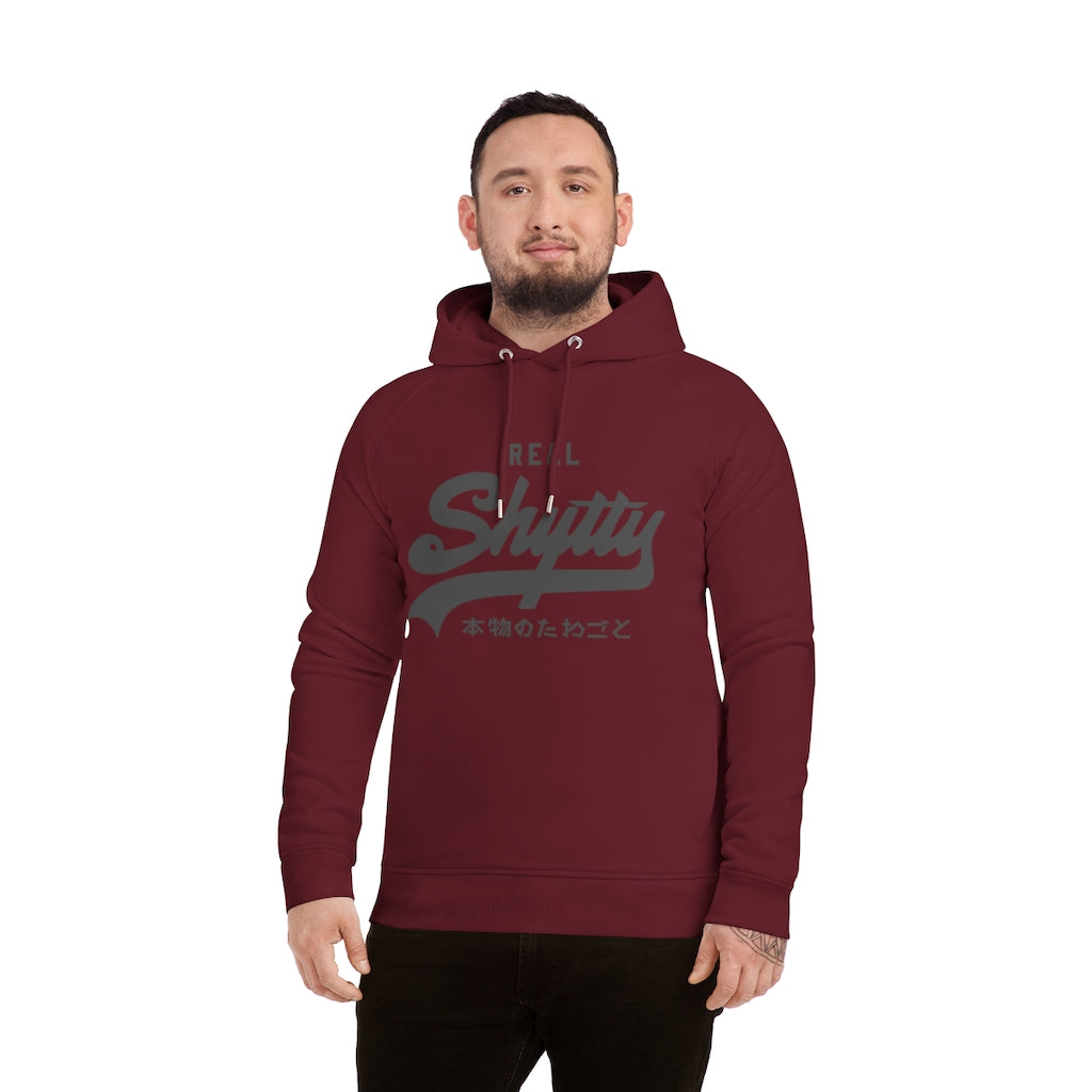 Real Shytty Unisex Sider Hoodie - Dark Grey Logo