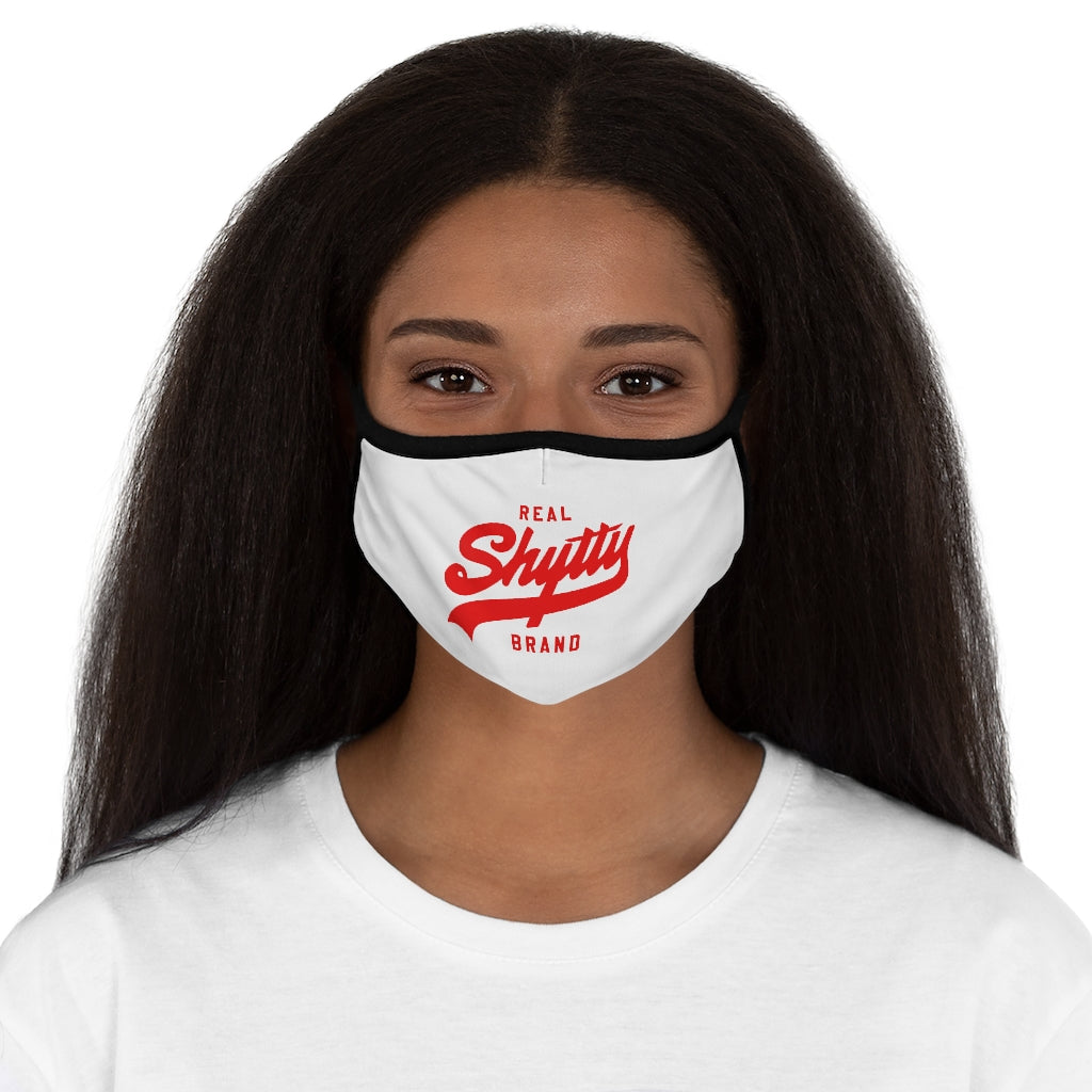 "Real Shytty" Fitted Polyester Face Mask