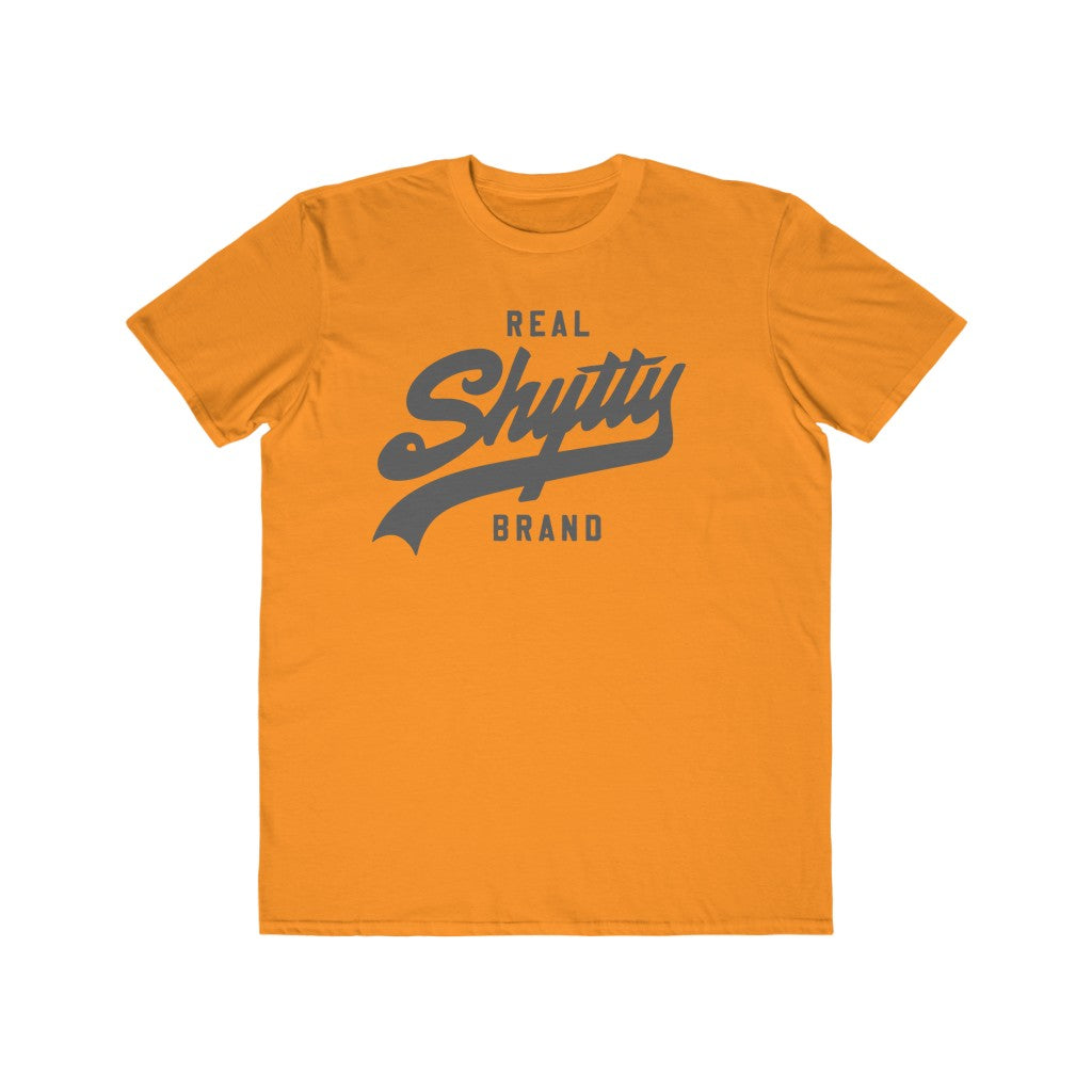 Real Shytty Brand Men's Lightweight Fashion Tee (grey logo)