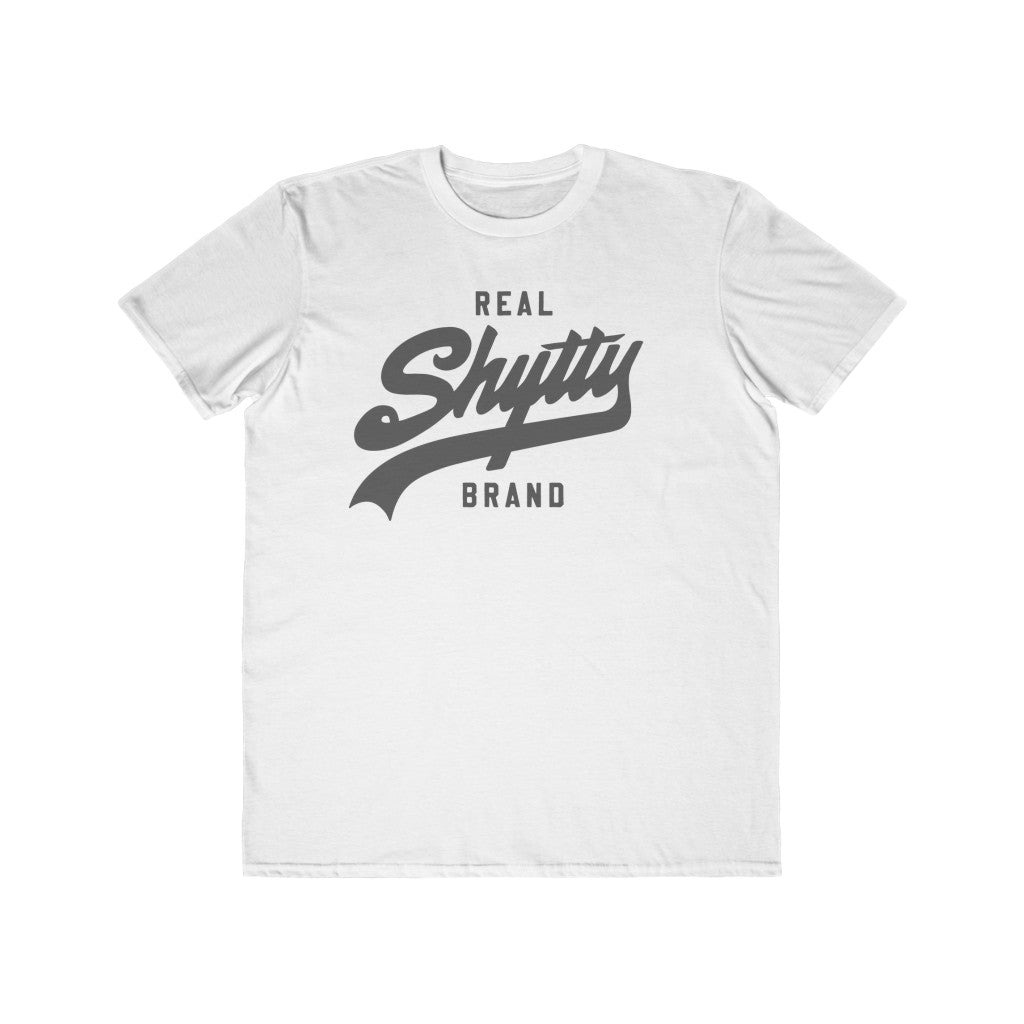 Real Shytty Brand Men's Lightweight Fashion Tee (grey logo)