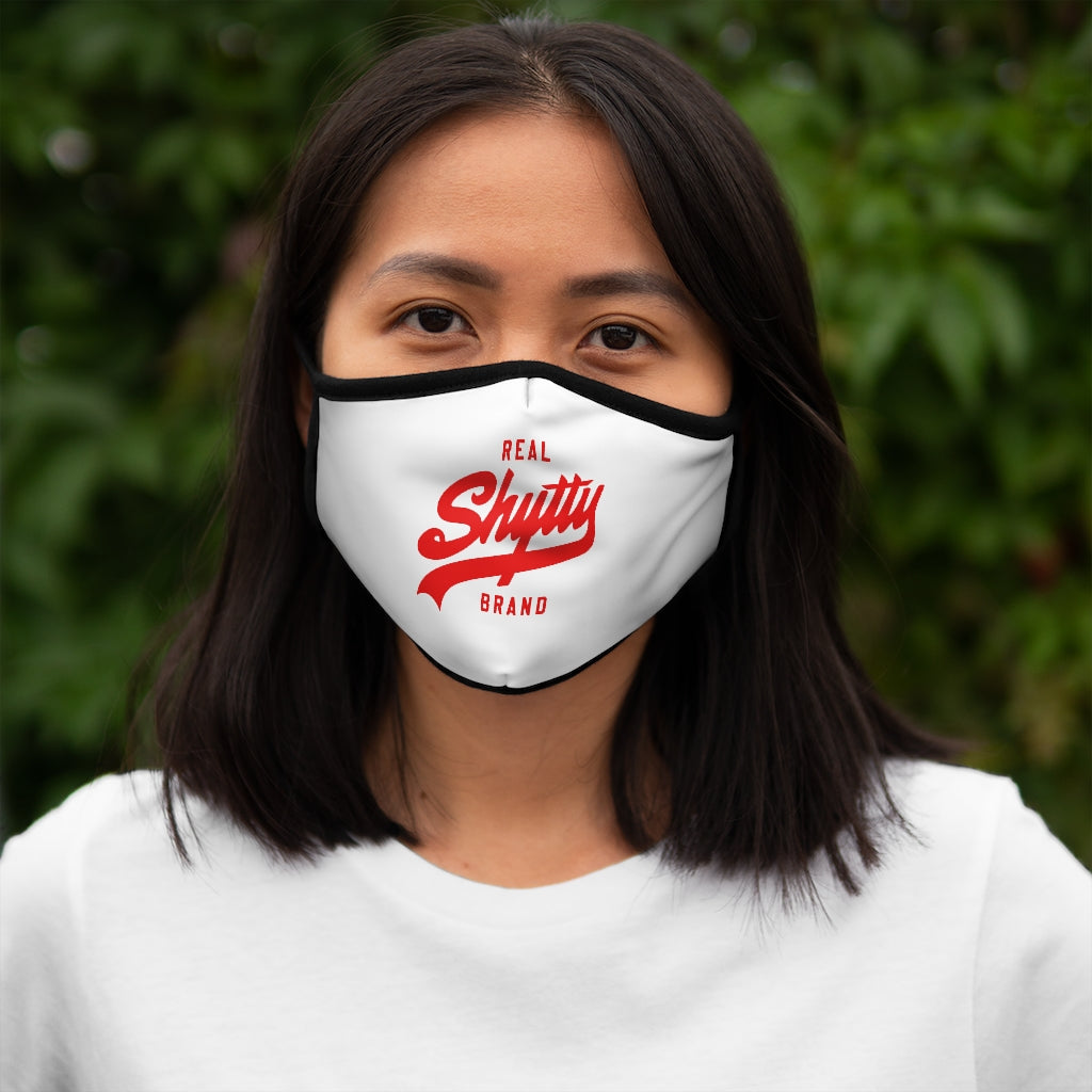 "Real Shytty" Fitted Polyester Face Mask