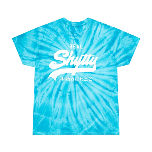 Real Shytty Tie-Dye Tee, Cyclone / Solid White Logo