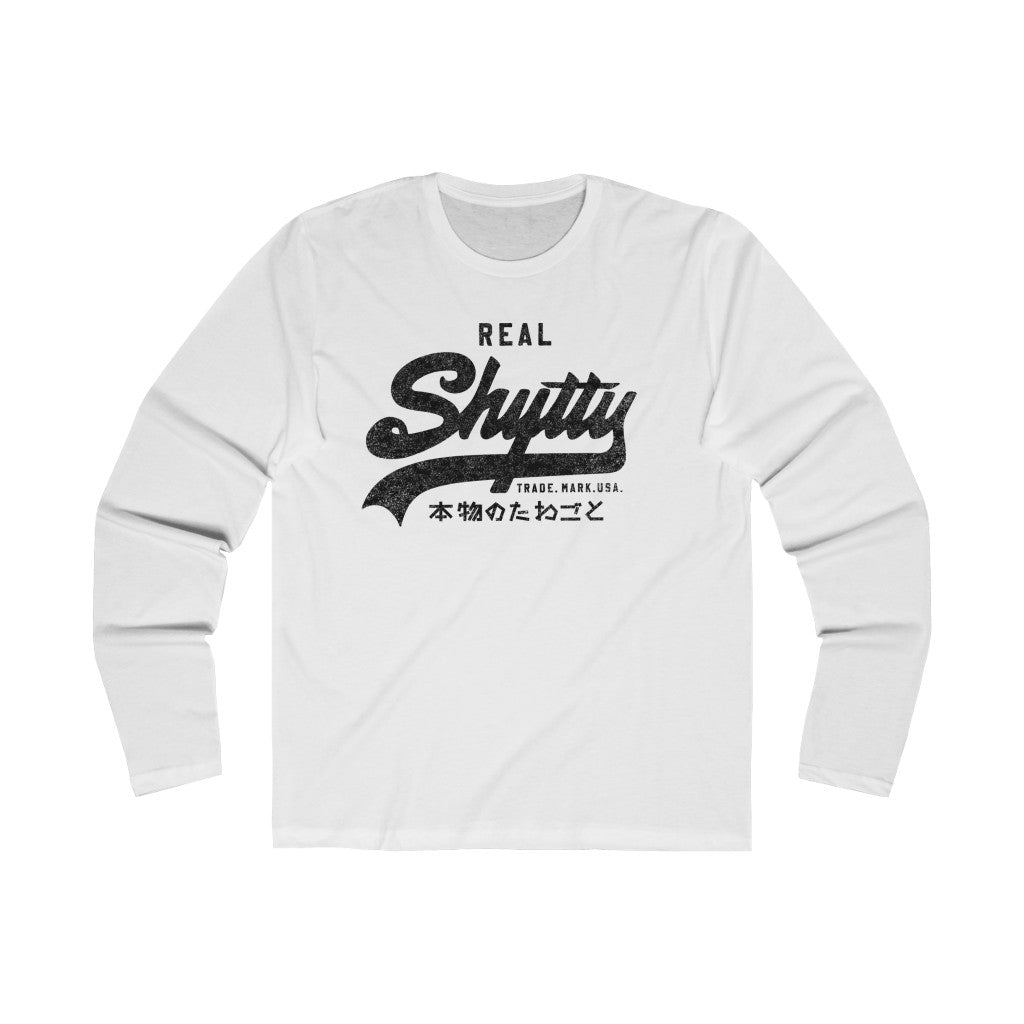 Men's Long Sleeve Crew Tee (grey logo)