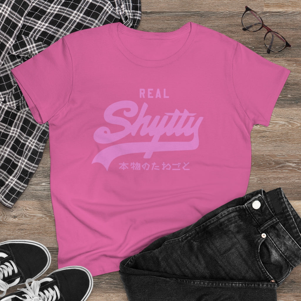 "Real Shytty" Women's Heavy Cotton Tee