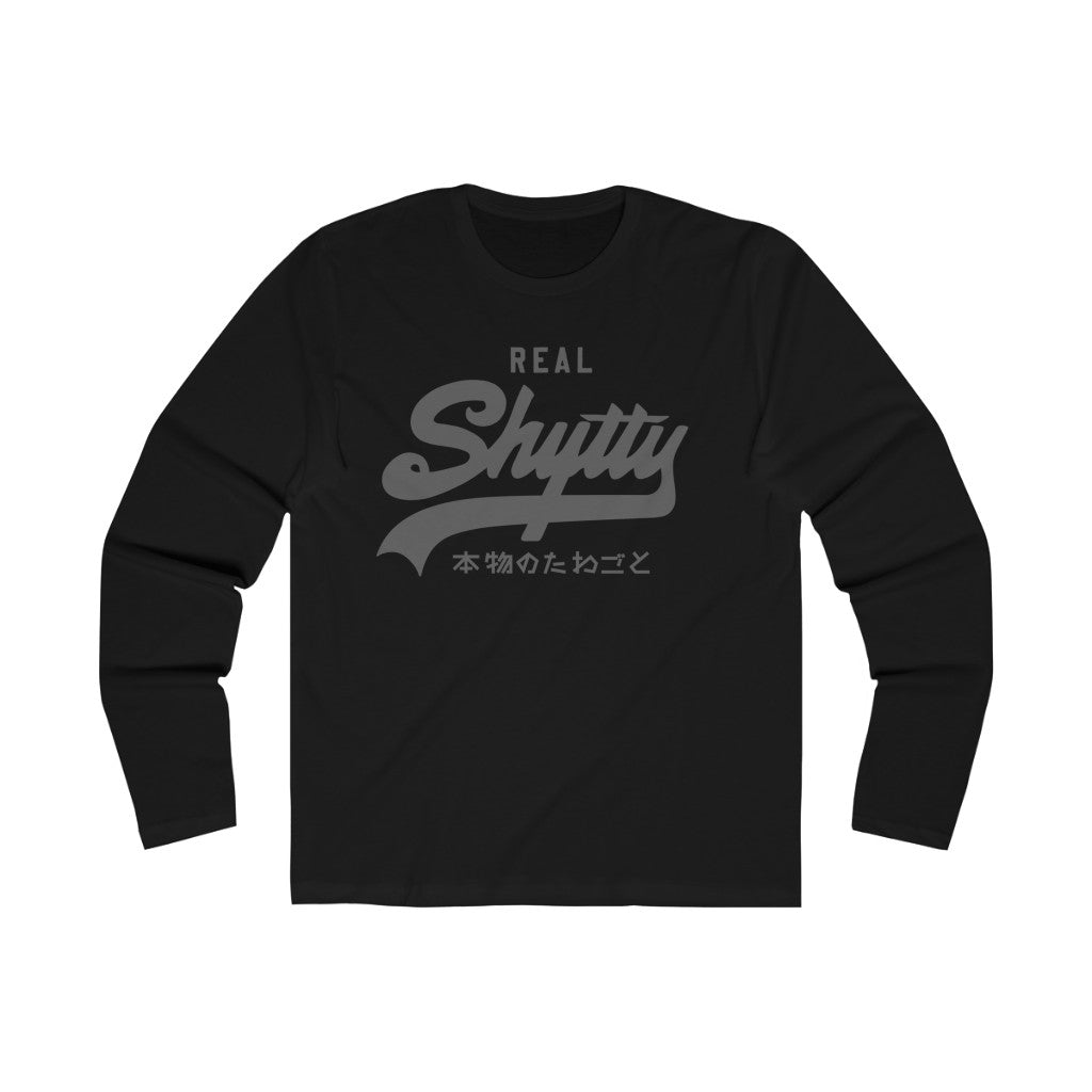 Men's Long Sleeve Crew Tee (grey logo)