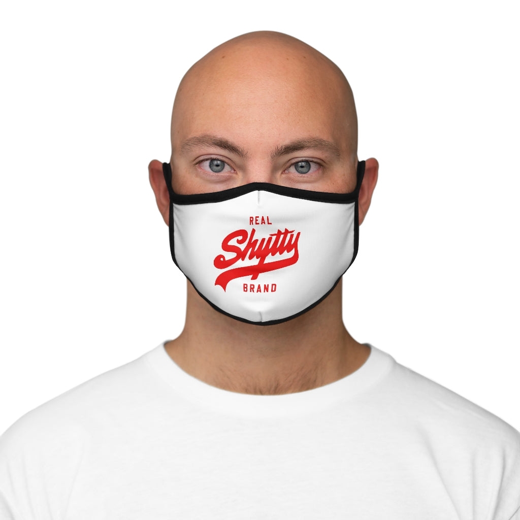 "Real Shytty" Fitted Polyester Face Mask