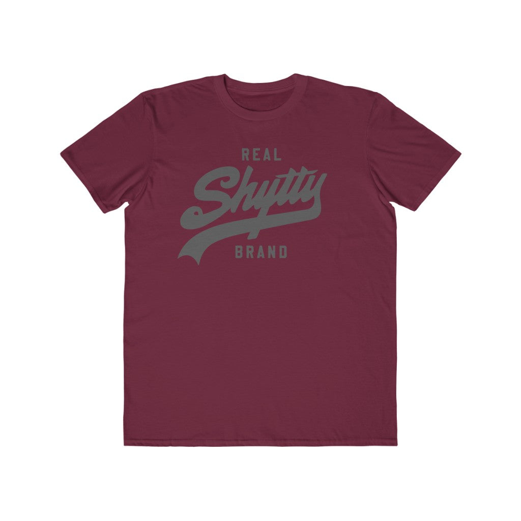 Real Shytty Brand Men's Lightweight Fashion Tee (grey logo)