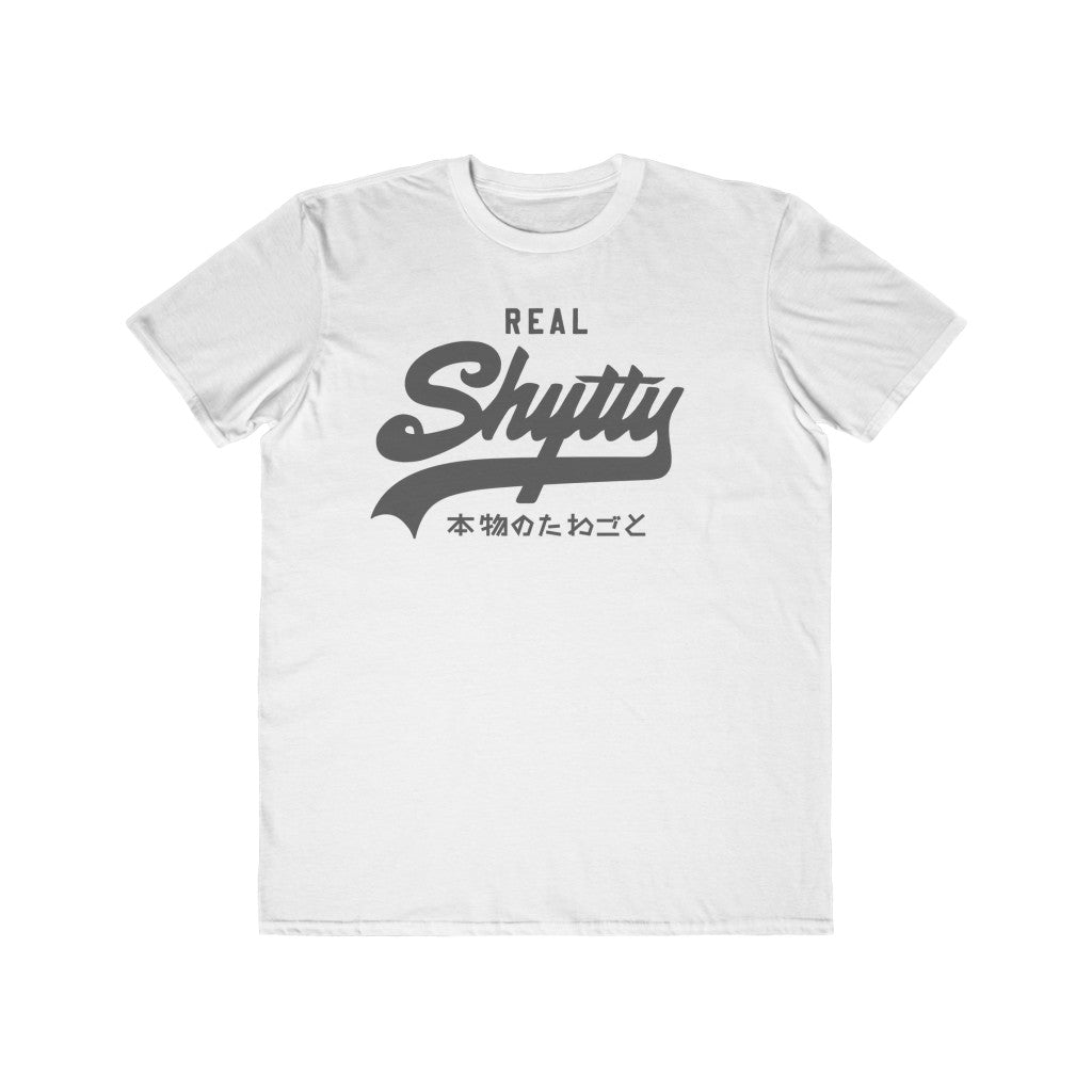 Real Shytty Men's Lightweight Fashion Tee (grey logo)