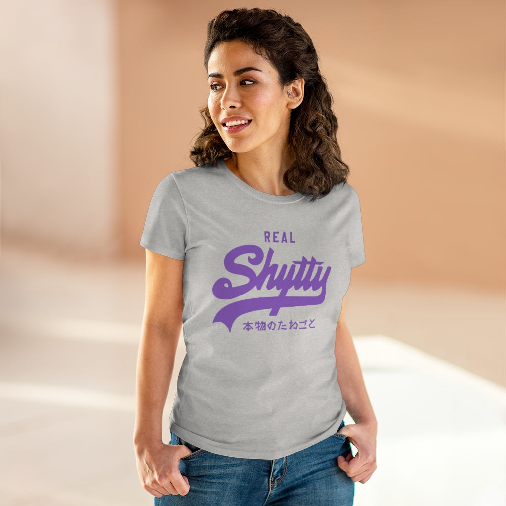 "Real Shytty" Women's Heavy Cotton Tee